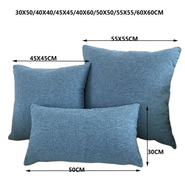 Solid Color Throw Pillow Cover