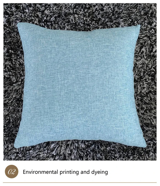 Solid Color Throw Pillow Cover