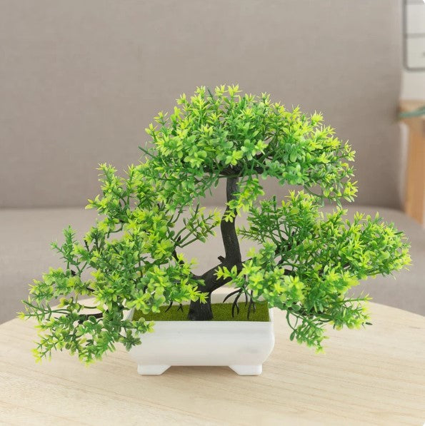 Kahaul Artificial Plants Bonsai Tree Plastic Fake Flowers Home Office Decoration Wedding Holiday Party Decoration Ornaments