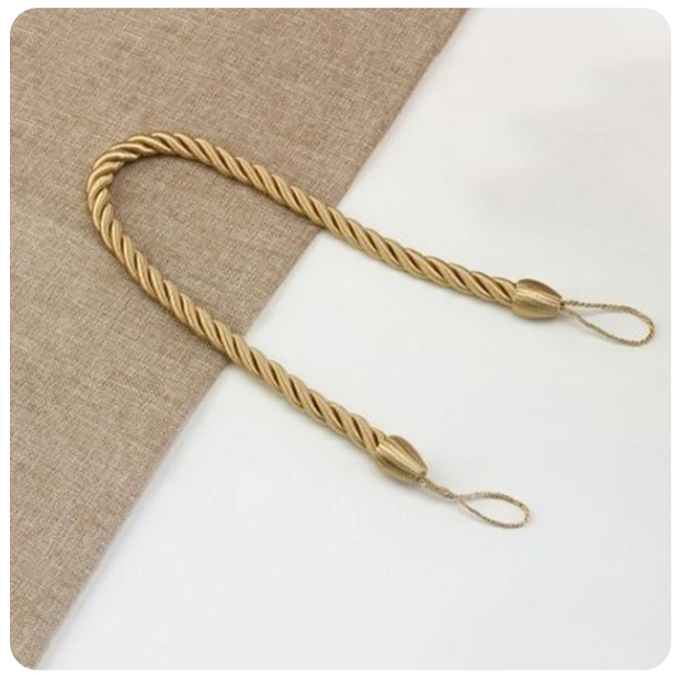 Gold Curtain Holder Clip Buckle Rope.